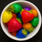 Delicious Multi-color Strawberry Bonsai 200 Pcs Black Blue White Fruit Tree Potted Plants Home Garden True Variety