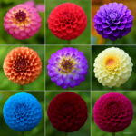 100pcs Gorgeous Dahlia Flower Not Bulbs Beautiful Bonsai Balcony Potted Plants Home Garden