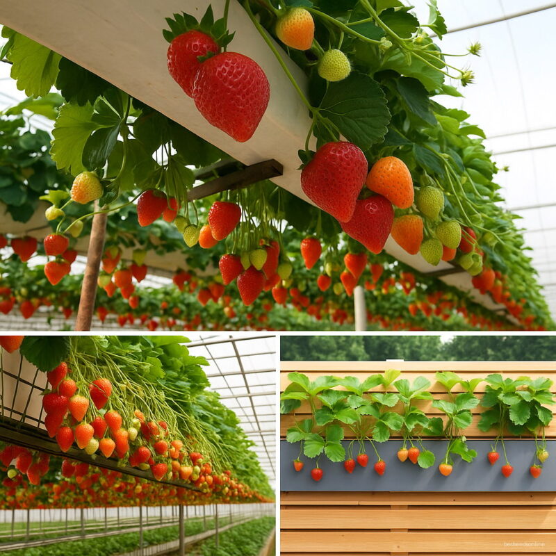 Rare Giant Red Strawberry Plants Climbing Edible Diy Home Garden 100 Pack