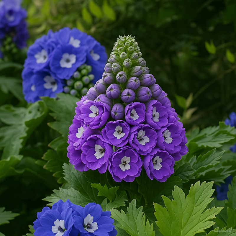Flower Bonsai 100 Pcs Delphinium Mix Giant Cultorum Potted Garden Flowers Plant Hua Yan Cao