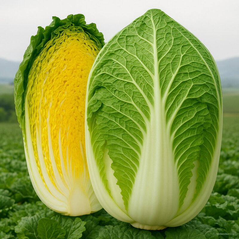 Vegetable Bonsais South Korea Imports 100pcs Imperial Yellow Heart Cabbage