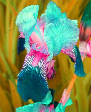 Big Promotion!100pcs Iris Plantasbonsai Flower Plants Heirloom Tectorum Perennial Gardenling Rare Palnt Home Ga - 2