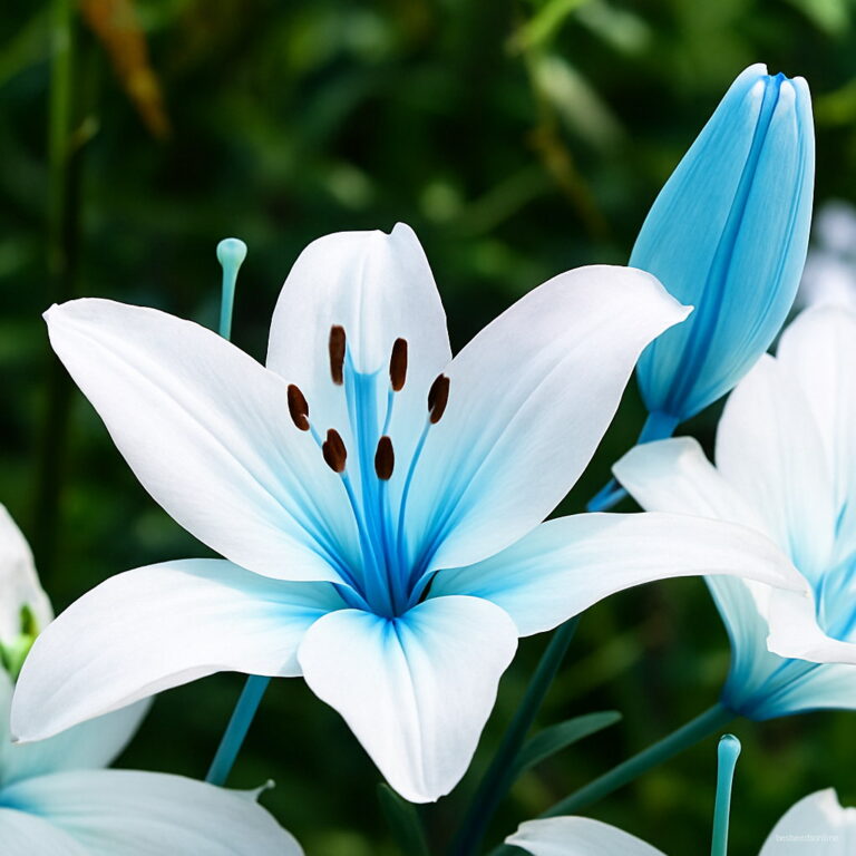 Exotic Blue Lily Bulb Seeds For Cultivation