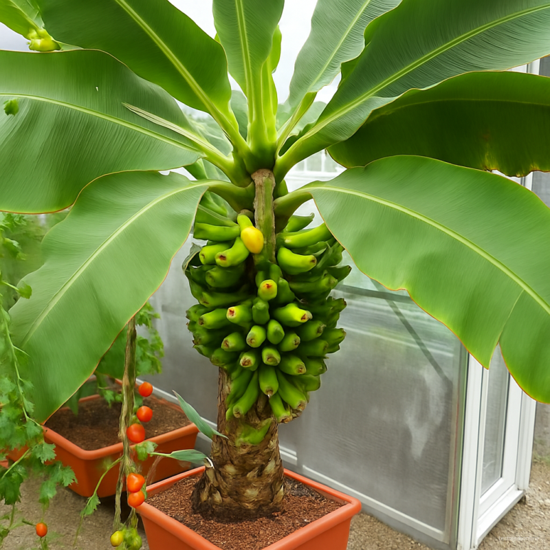 Big Promotion!200 Pcs Banana Bonsaidwarf Fruit Treesmilk Tasteoutdoor Perennial Plantas Garden