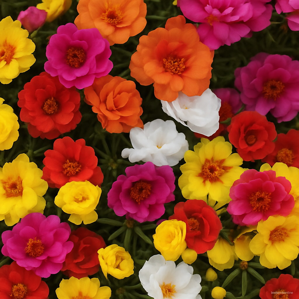 200pcs Moss Rose Seeds - 4