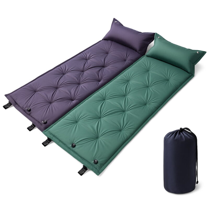 Camping Cushion Folding Bed Outdoor Furniture Garden Bedroom Portable Soft 186x56x2 5 Cm Thickening Sleeping Pad