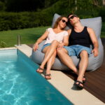 Oversized Lounge Chair Water Pool Floating Beanbags Swimming Bean Relax External Furniture Set - 5 Oversized Lounge Chair Water Pool Floating Beanbags Swimming Bean Relax External Furniture Set - 5