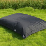 Buggle Up Bean Outdoor Chair In Solid Black Big Pillow Relax Cushion Furniture - 6 Buggle Up Bean Outdoor Chair In Solid Black Big Pillow Relax Cushion Furniture - 6
