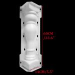 60x14cm Roman Column Mold Balcony Garden Pool Fence Cement Plaster Concrete Building - 6