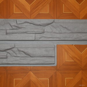 Plastic Molds Concrete Plaster Wall Stone No3 Price Tiles Garden Decoration 2pcs - 2