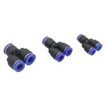 Slip-lock Y-type Connector 6 8 10mm Od Hose Splitters Adapter Agriculture Garden Watering Irrigation Quick Coupling 5 Pcs - 4