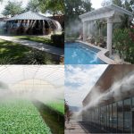 6m-18m Black Garden Water Mist Spray Pump And Power Adapter Flowers Plant Greenhouse Irrigation Misting System - 6