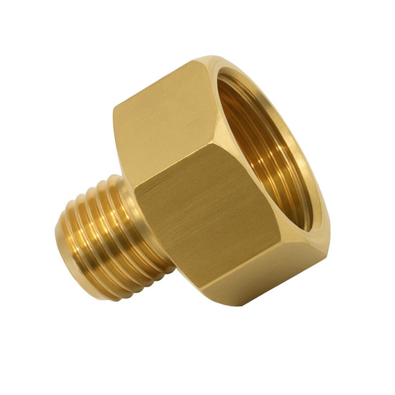 Female M22 To M14 Male Connector Brass Adapter Pressure Washer Reducing Joint Threaded Spray Machine Fittings 1 Pcs