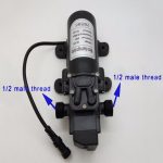 High Pressure Water Pump Sprayer 12v 5l Min160psi Booster Diaphragm Mist Food Grade Pe Tube Outdoor Cooling System - 2