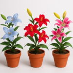 Hot 24 Colors Mini Lily Bonsai 100pcs Perfume Not Bulbs Flower Plant Home Garden Seeds - 6