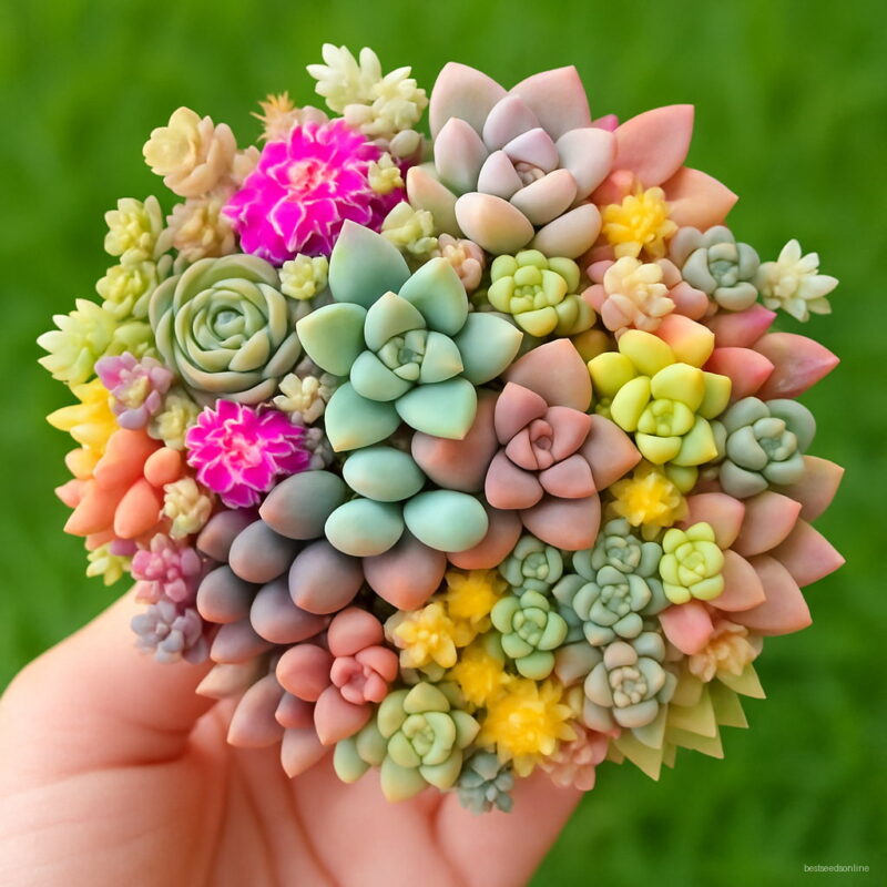 2000 Pcs Exotic Mini Succulent Cactus Perennial Herb Plants Bonsai Pot Flower Indoor Garden Flore Seeds