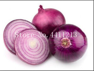 Big 200pcs Fresh Giant Purple Onion Bonsai Vegetable Plant 95% & Germination Home Garden Seeds - 2