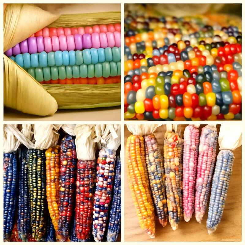 20pcs Sweet Rainbow Colorful Corn Bonsai Grain High-quality Vegetables Plants Home Garden To Seeds