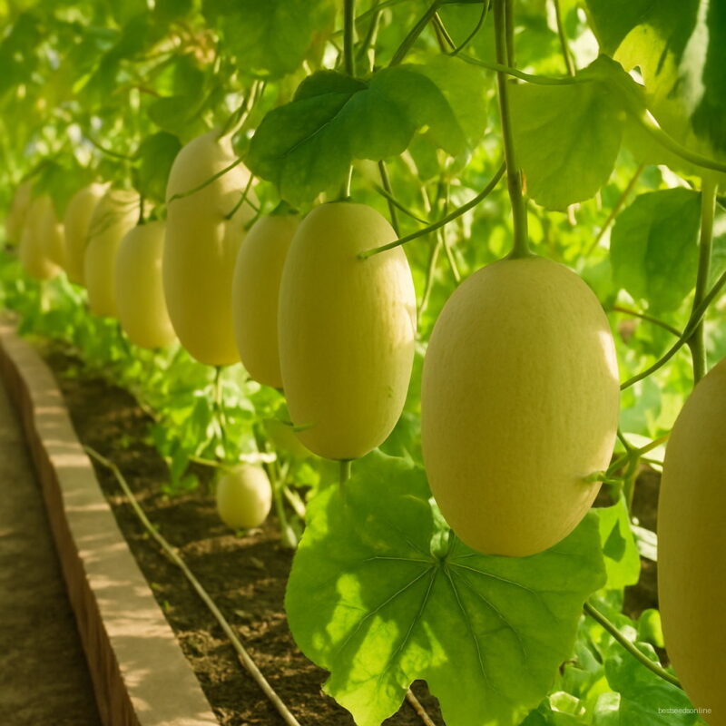 30 Pcs Japanese Cantaloupe Melon Bonsai Plants Original Superior Honey Flesh Fruit-delicious Muskmelon Plantas Para Jardin Plant Seeds