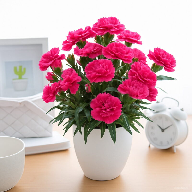 100 Pcs Pack Plants Carnations Bonsai Flowers Dianthus Caryophyllus Home Garden Planting Mom Seeds