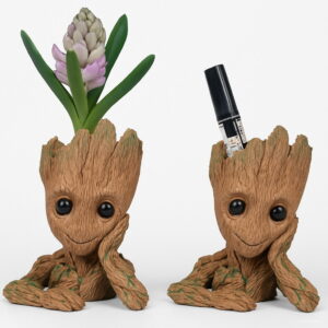 Fashion Succulent Planters Mini Landscape Grunt Pot Pen Creative Grut Planter Basin Bonsai Pvc Pokemon Flower Seeds - 2