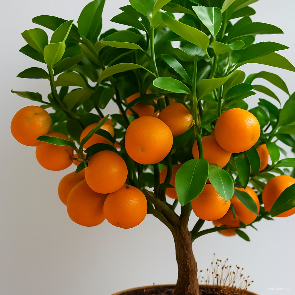 Fruit Plant Bonsai Orange Seedsplants Potted Tangerine Citrus Dwarf