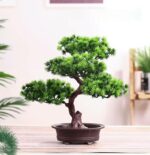 Simulation The Pine Greeting Guests Bonsai Tree Artificial Plant Arrangement Indoor Living Room Tabletop Decoration Seeds