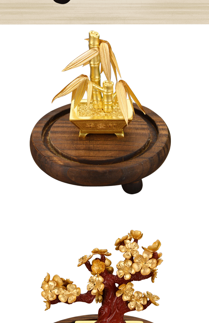 Golden Foil Feng Shui Money Tree Lucky Wealth Office Tabletop Decor Perfect Gift Ornamental Box Seeds Included - 4