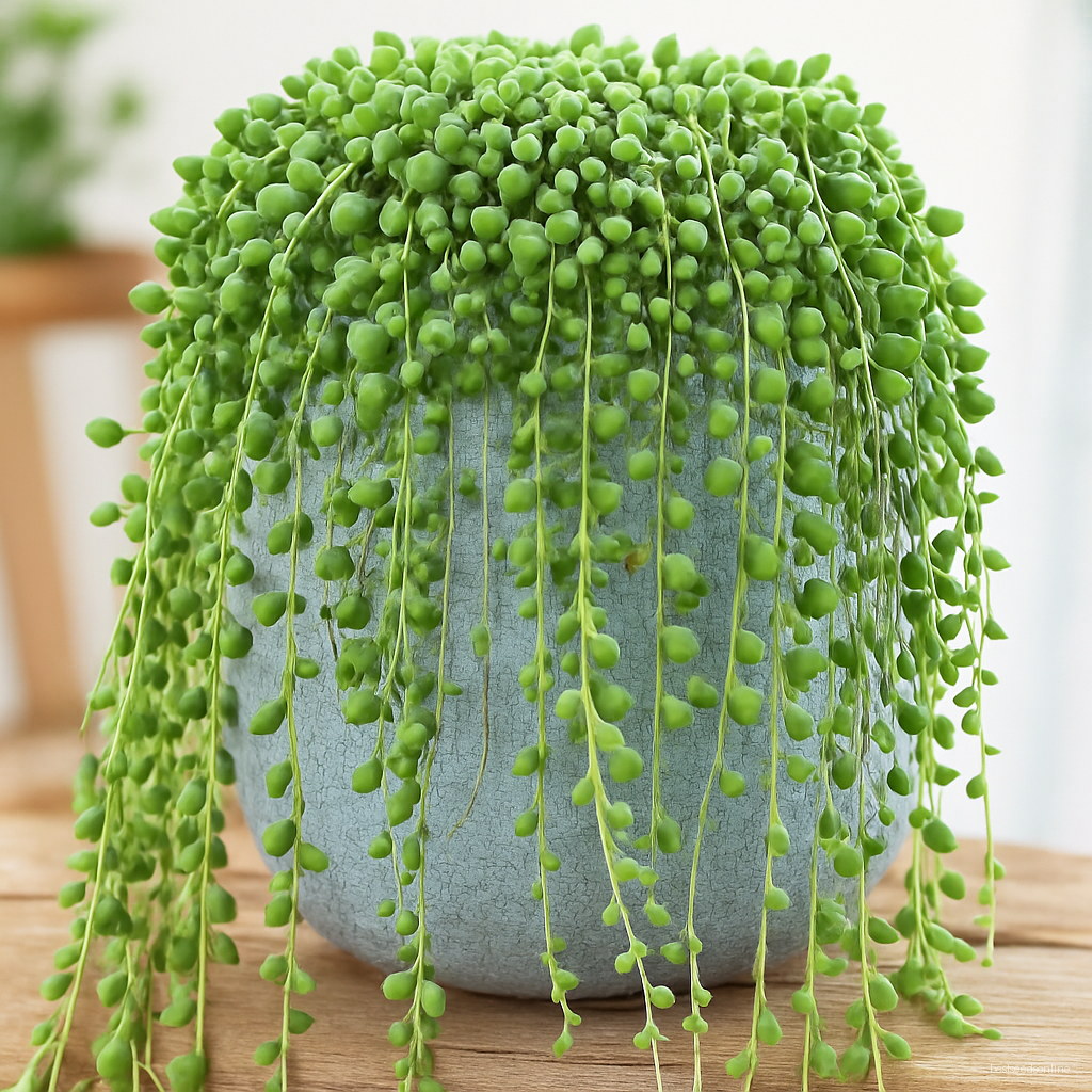 Hanging Pearl Chlorophytum Bonsai Type Potted Of Flower Plants Indoor Air Purification Home Garden Succulent 100pcs Seeds - 4