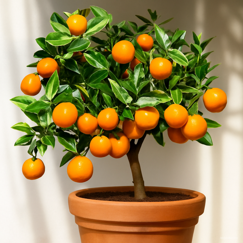 30pcs Bonsai Orange Potted Tangerine Citrus Fruit Dwarf Tree Indoor Plant Home Garden Plants Seeds