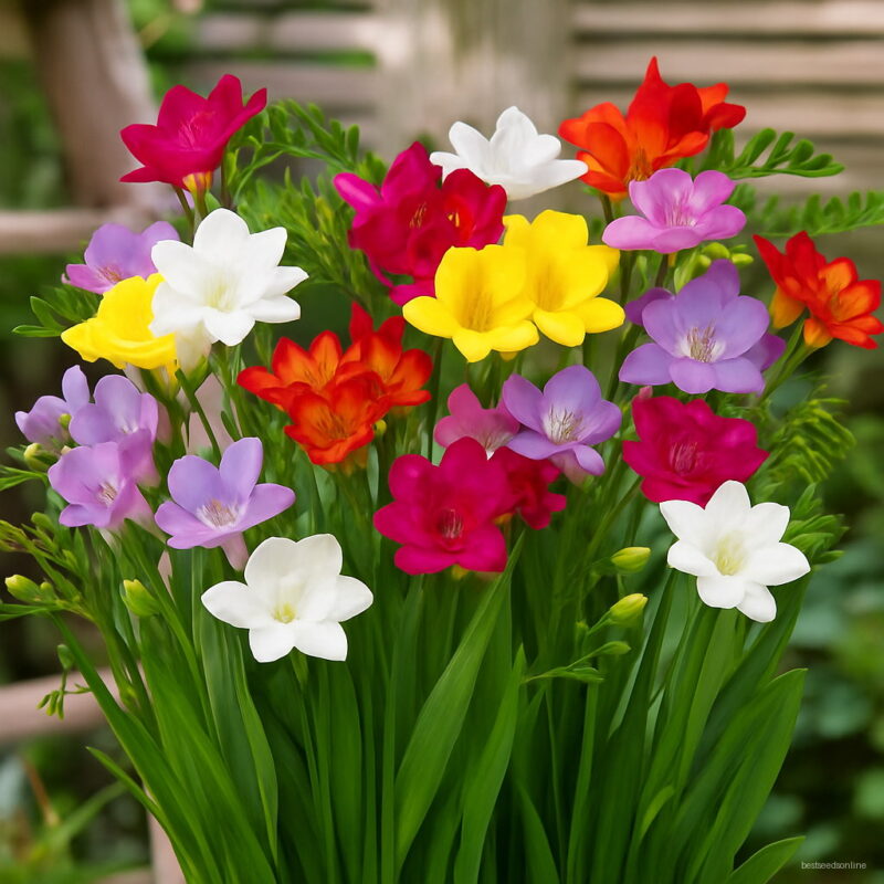 100 Pcs Seedsplants Freesia Plant Flower Bonsai Bulbs Flowers Orchid Rhizome Bulbous