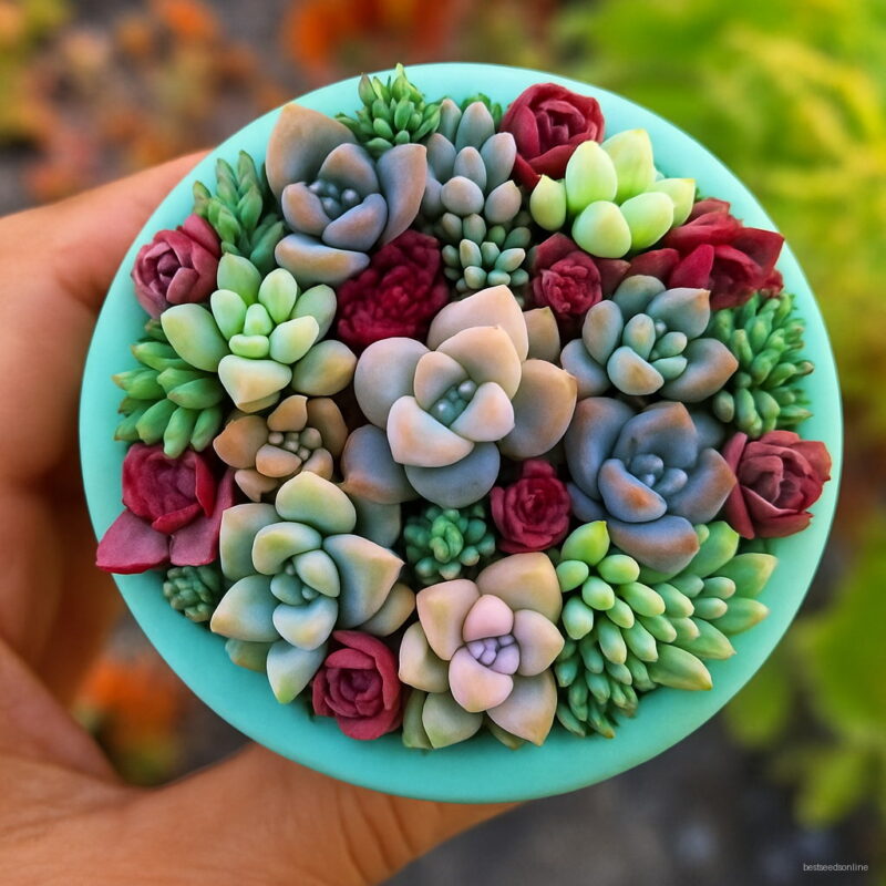 500pcs Mix Lithops Flores Living Stones Succulent Cactus Organic Garden Bulk Plante Bonsai Plantas Indoor Plant Seeds