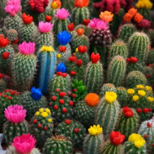 Bonsai 200pcs Cactus Succulent Planting Potted Home Garden Decoration Supplies Seeds