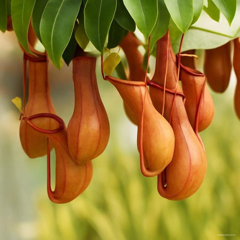 100pcs Real Nepenthes Pitcher Bonsai Eating Mosquito Plant Flytrap Mix Flower Home Garden Decoration Seeds
