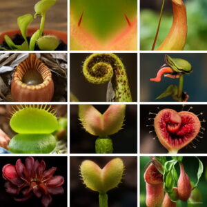 Bonsai 50pcs Mixed Multifarious Nepenthes Carnivorous Plant Succulent Dionaea Muscipula Potted Planting Home Garden Supplies Seeds