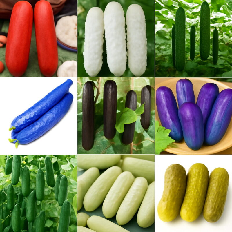 Bonsai 50pcs Mixed 17 Variety Cucumber Fruit Vegetable Collection Potted Planters Home Garden Seeds