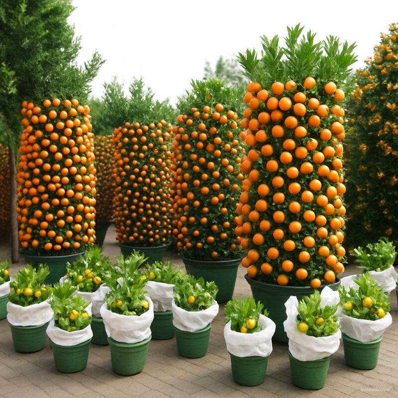 20seeds Bonsai Orange Fruit Climbing Plants Tree Mini Balcony Patio Potted