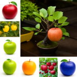 30 Pcs Dwarf Apple Miniature Tree Sweet Organic Fruit Vegetable Plant Home Garden Seeds