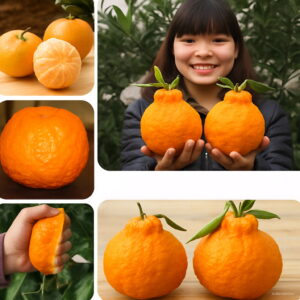 40 Pcs Giant Bonsai Plants Dwarf Fruit Potted Planting Succulent Mandarin Orange Home Garden Seeds