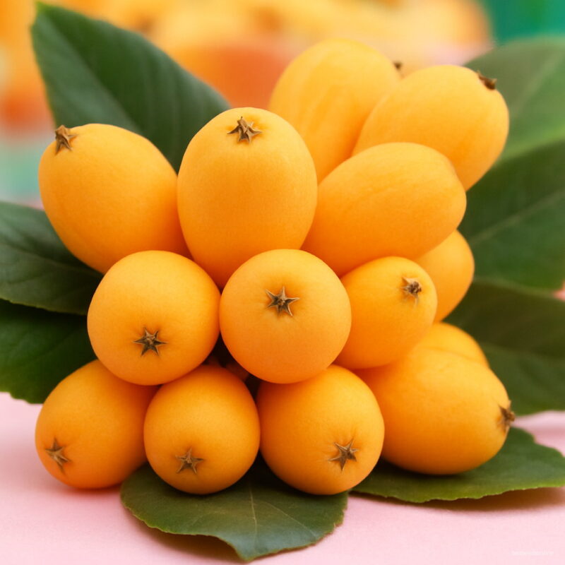 Bonsai 5pcs Loquat Sweet Organic Fruit Planting Potted Tree Home Garden Supplies Seeds