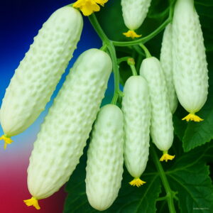 Fresh 50 Pcs Pack White Cucumber Plant Courtyard Garden Potted Bonsai Vegetable Flores Cucumis Cb51fe Seeds - 2