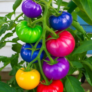 100 Rainbow Dwarf Tomato Plants Bonsai Organic Vegetable & Fruit Plantas Plant Garden Jdjx64 Seeds