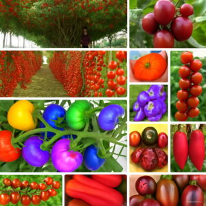 Fresh 20 Pcs Lot Rainbow Tomato Plants Bonsai Organic Vegetable & Fruit Plantas Potted Plant Home Garden Seeds