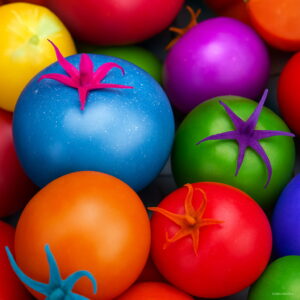 Hot 100pcs Rainbow Tomato Plants Ornamental Pot Organic Heirloom Bonsai Vegetables Herb Food Home Garden Plant Bo Seeds - 2