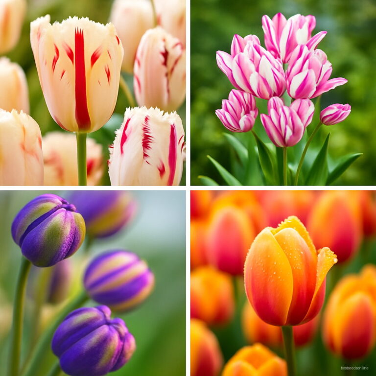 120pcs Vibrant Tulip Flower Seeds Collection