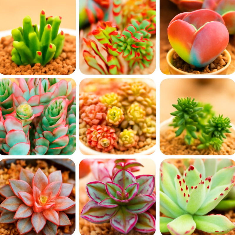 Time-limit 100 Pcs 99 Kinds To Choose Lithops Garden Succulents Plant Pseudotruncatella Office Bonsai Flower Flores Jv471r Seeds