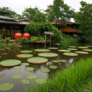 Big Victoria Amazonica Giant Waterlily Bonsai 5 Pcs Lotus Aquatic Plant Vcamn9 Seeds