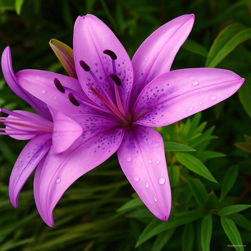 50 Pieces Purple Pink Lilium Brownii Plants Balcony Bonsai Courtyard Plant Flowers Lily Garden Slascs Seeds