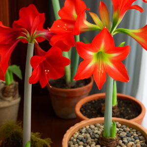 Lowest Price Super Big Bulb True Amaryllis Bulbs Hippeastrum Flowers Bonsai Plants Barbados Lily Potted Home Garden Seeds