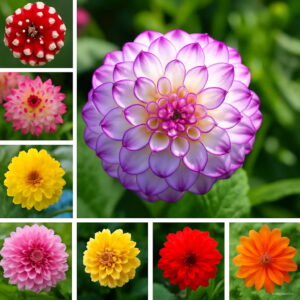 100pcs Mix Color Dahlia Flower Flores Bonsai Plantas Plant Home Garden Chinese Peony Seeds